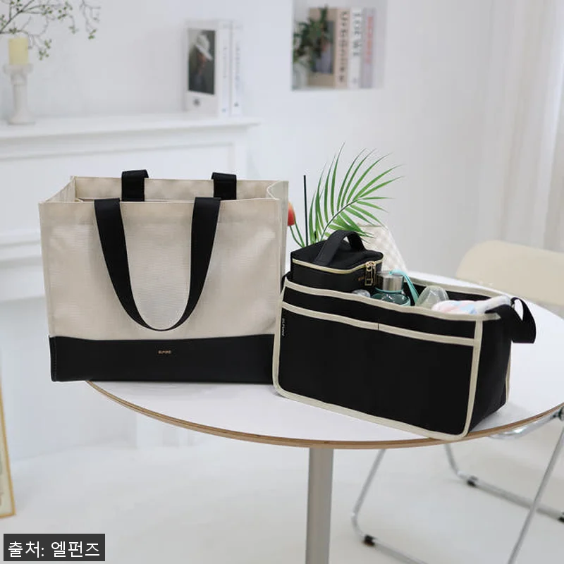 엘펀즈 캔버스 방수 국민 기저귀가방 관련 이미지 9
