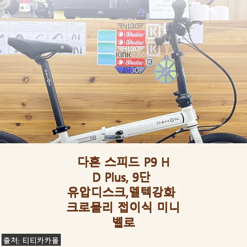 다혼 스피드 P9 HD Plus 사용후기: 9단 유압디스크 미니벨로의 매력