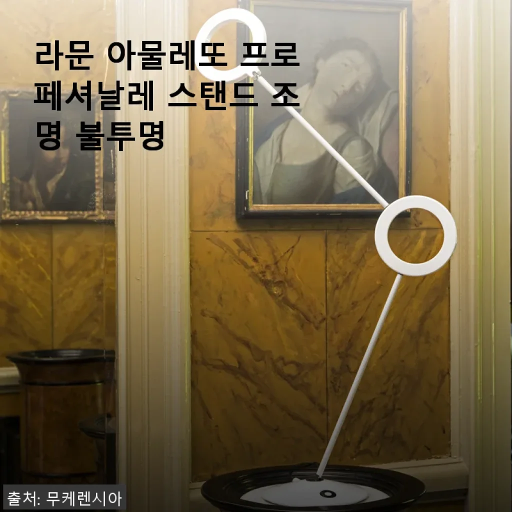 라문 아물레또 프로페셔날레 스탠드 조명 불투명 사용후기