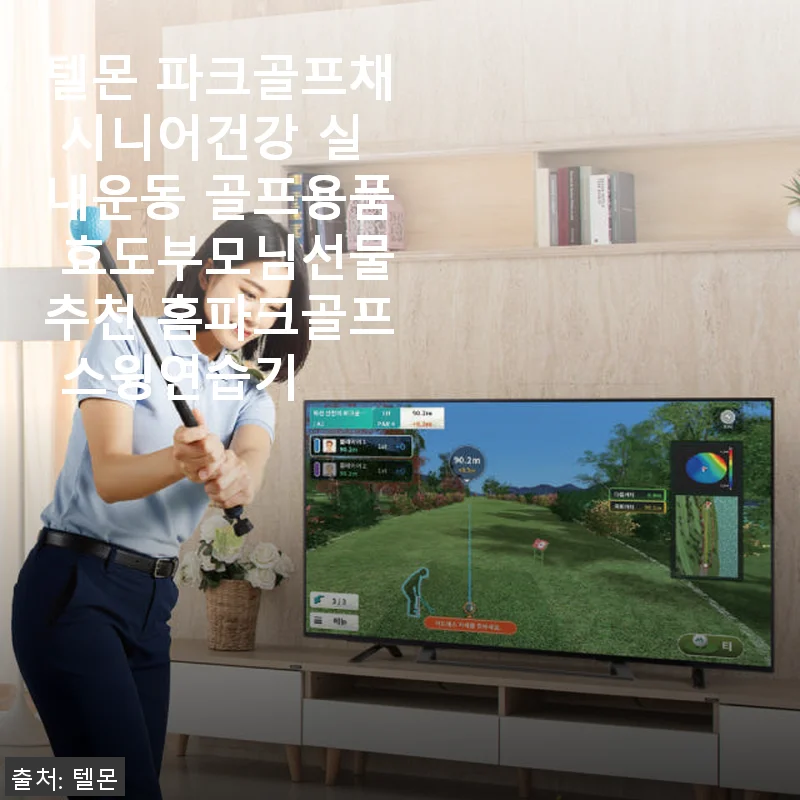 텔몬 파크골프채 시니어 건강 실내운동용품 사용후기