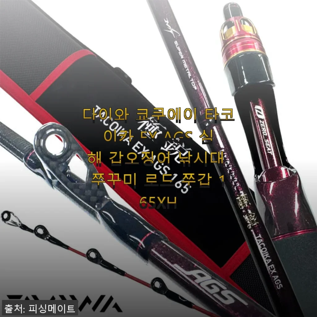 다이와 쿄쿠에이 타코이카 EX AGS 심해 갑오징어 낚시대 사용 후기