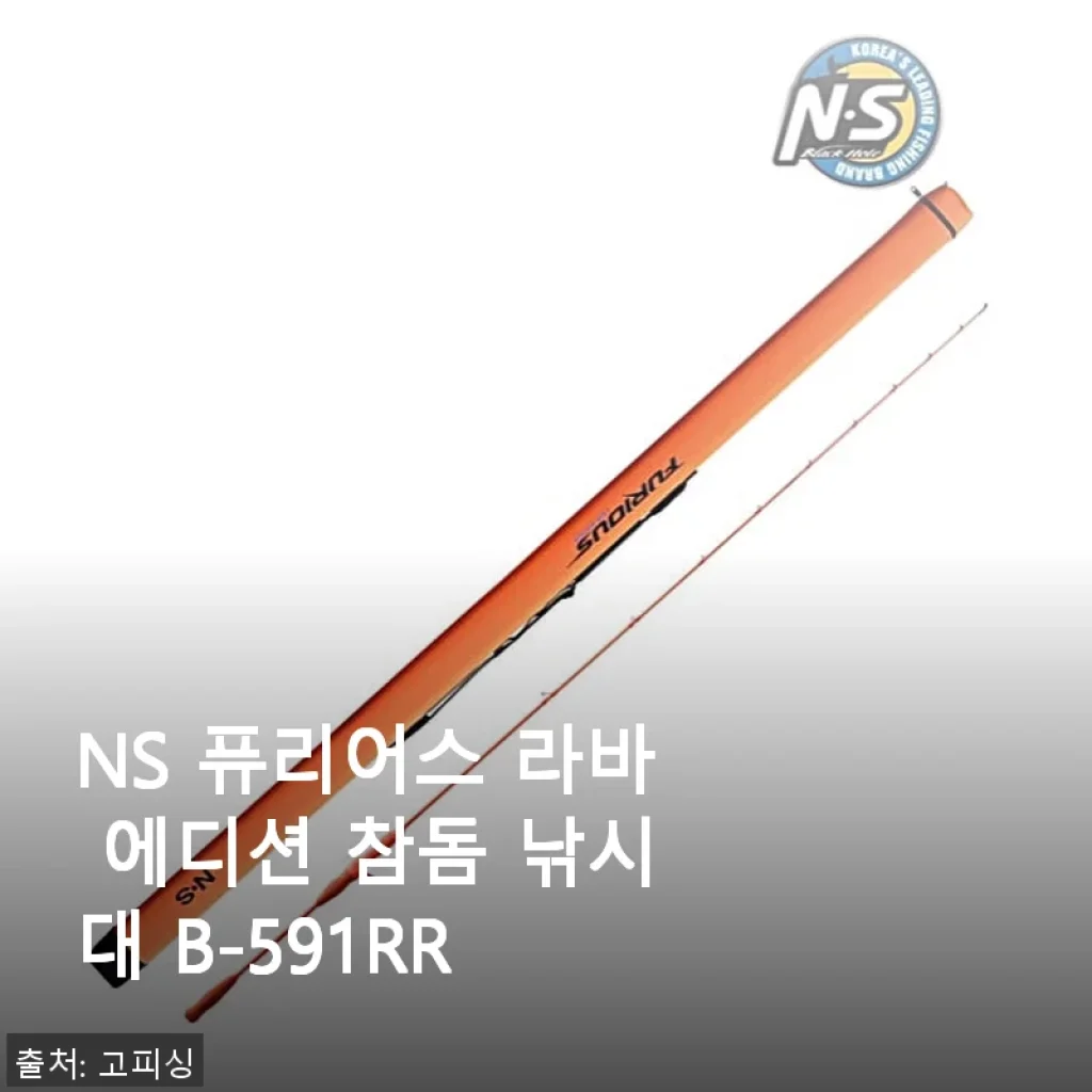 NS 퓨리어스 라바 에디션 참돔 낚시대 B-591RR 사용후기와 구매 경험