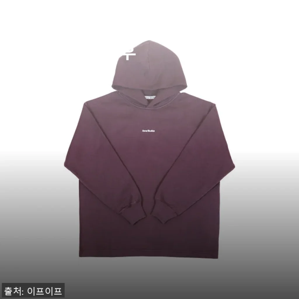 아크네스튜디오 로고 오버핏 후드티 AI0083 AD6 사용후기