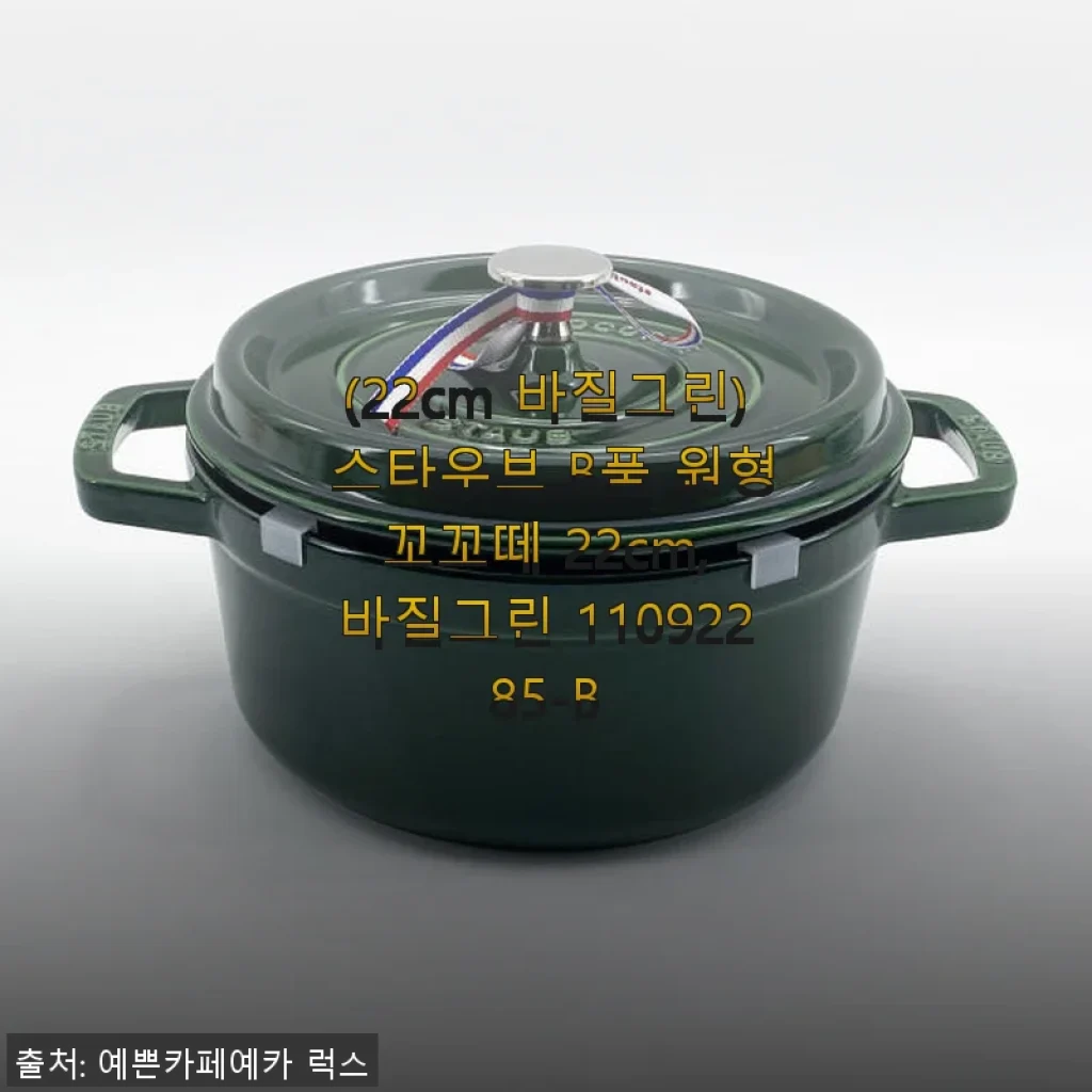 스타우브 B품 원형 꼬꼬떼 22cm 바질그린, 직접 사용해본 솔직한 후기