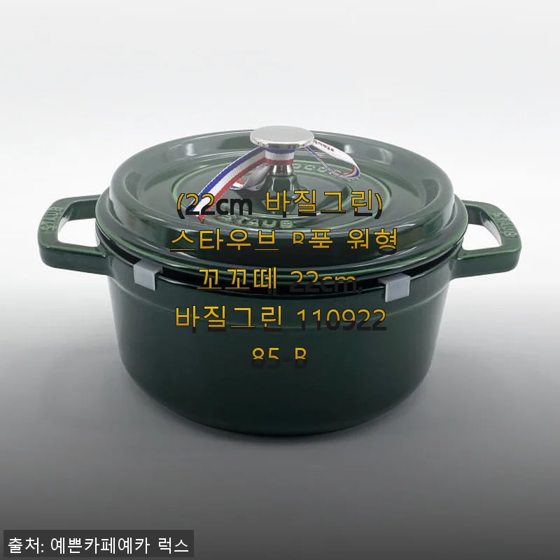 스타우브 B품 원형 꼬꼬떼 22cm 바질그린, 직접 사용해본 솔직한 후기