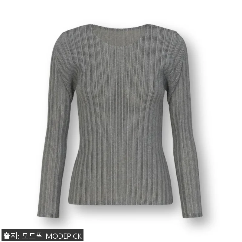 플리츠플리즈 티셔츠 RIB PLEAT 관련 이미지 1