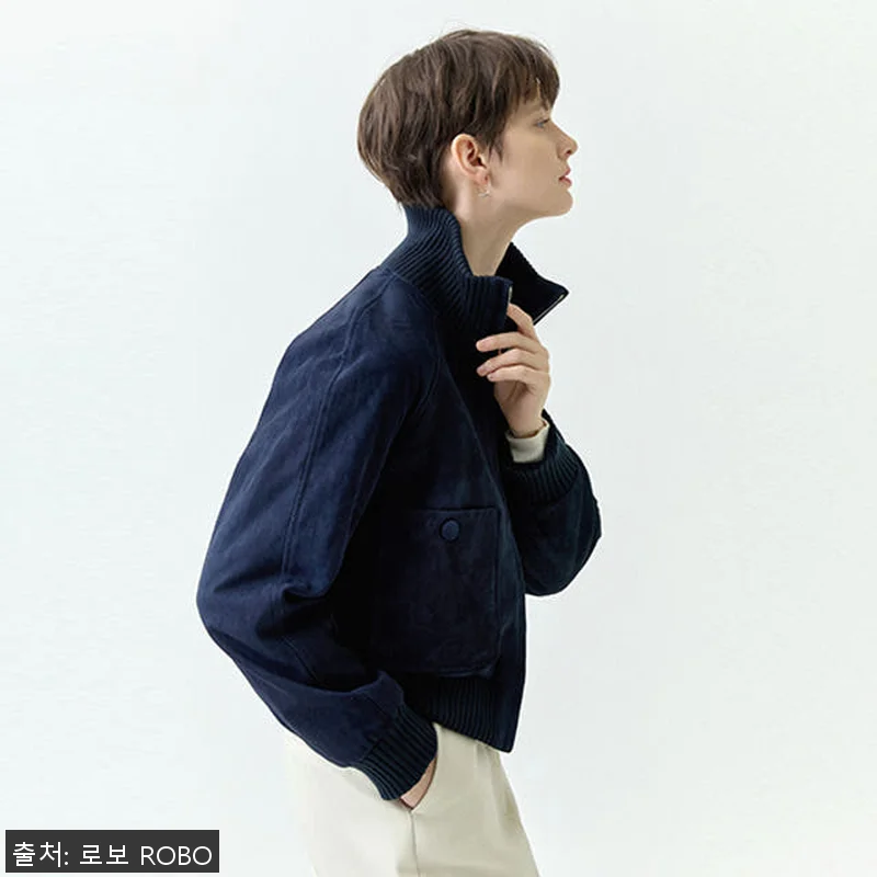 로보 고트 스웨이드 보머 재킷 사용후 관련 이미지 1