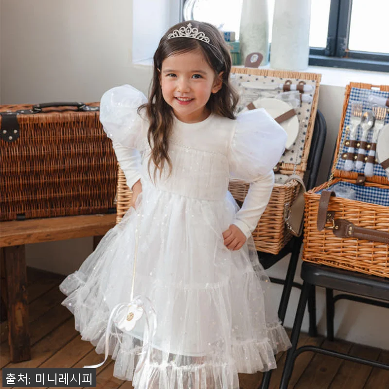 봄의요정드레스 화이트/핑크, 아이가 관련 이미지 2
