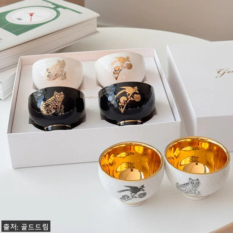 골드드림 24K 호작도 금잔 금술잔 관련 이미지 2