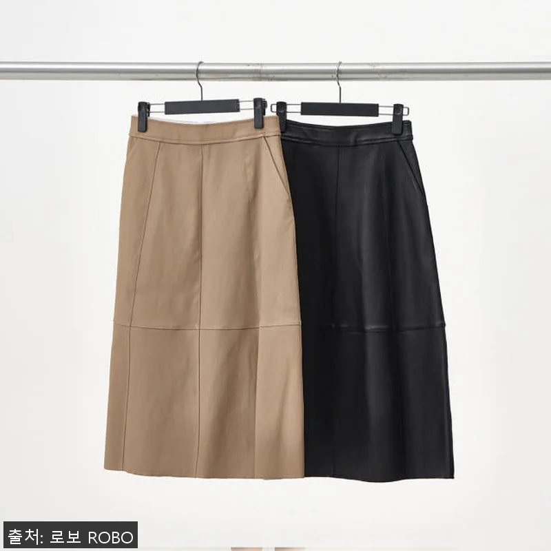 [로보] 이태리 램스킨 스트레치 스커 관련 이미지 3