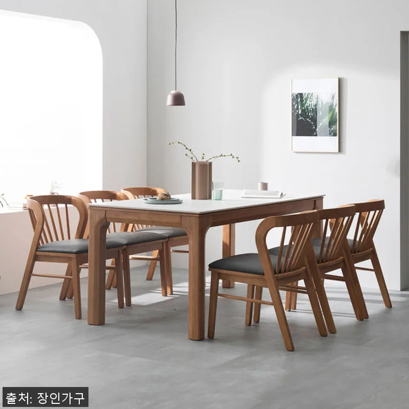 장인가구 디네트 컴포트 세라믹 6인용 관련 이미지 3