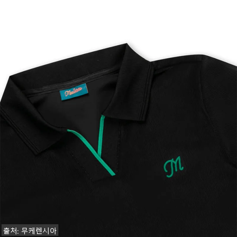 미스페라 여성 레귤러핏 오픈카라 골지 관련 이미지 3