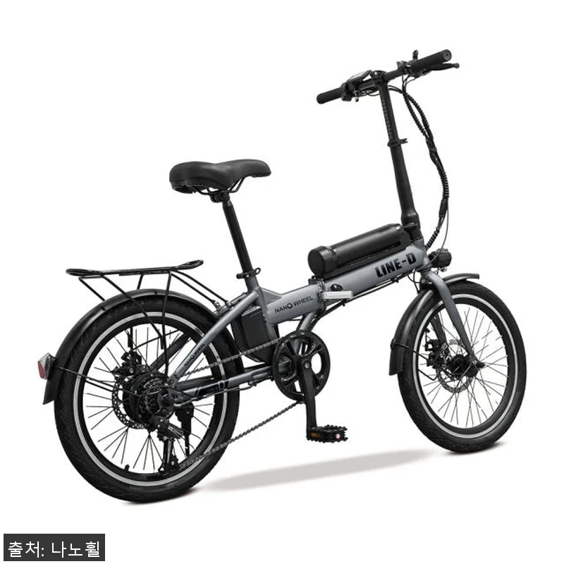 나노휠 라인D 접이식 전동 전기자전거 관련 이미지 4
