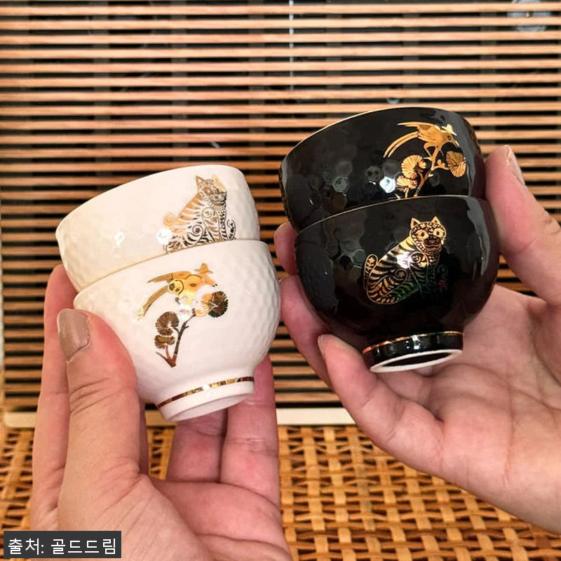 골드드림 24K 호작도 금잔 금술잔 관련 이미지 4