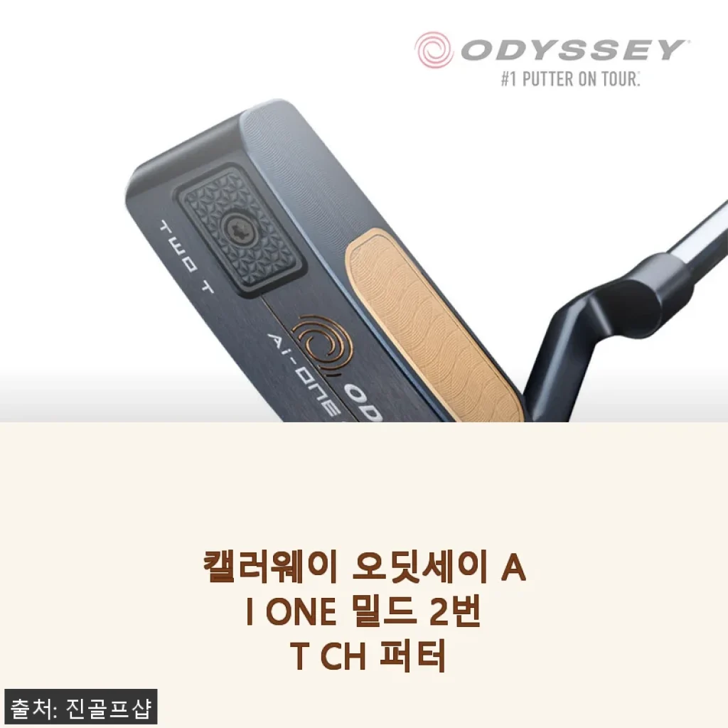 캘러웨이 오딧세이 AI ONE 밀드 2번 T CH 퍼터 사용후기