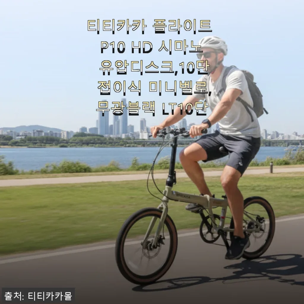 티티카카 플라이트 P10 HD 시마노 유압디스크 10단 접이식 미니벨로 사용 후기
