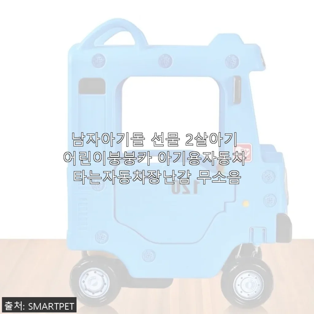남자아기돌 선물로 딱! 2살 아기 어린이붕붕카 사용후기