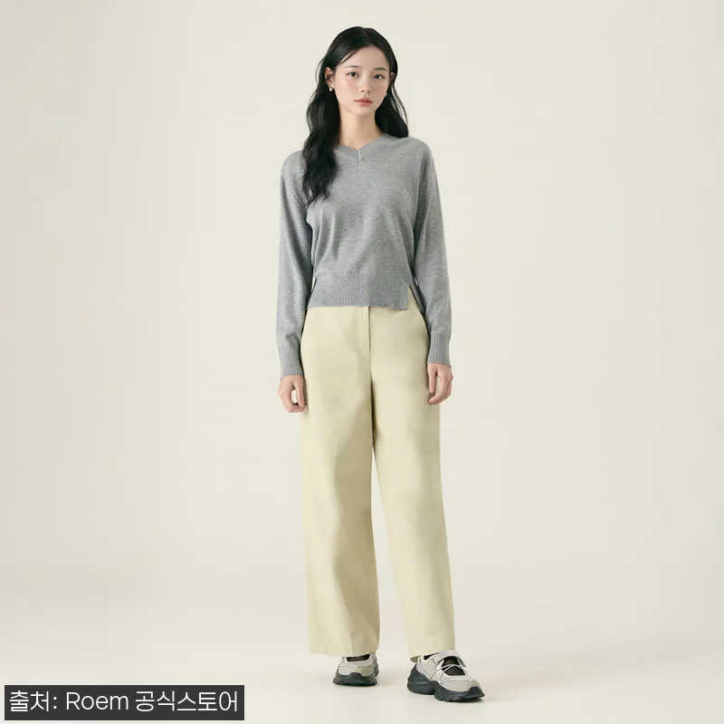 로엠 코튼 와이드 팬츠 RMTWF49RT2, 2만원대 특가로 눈여겨볼 데일리 팬츠 6 로엠 코튼 와이드 팬츠 RMTWF49 관련 이미지 1