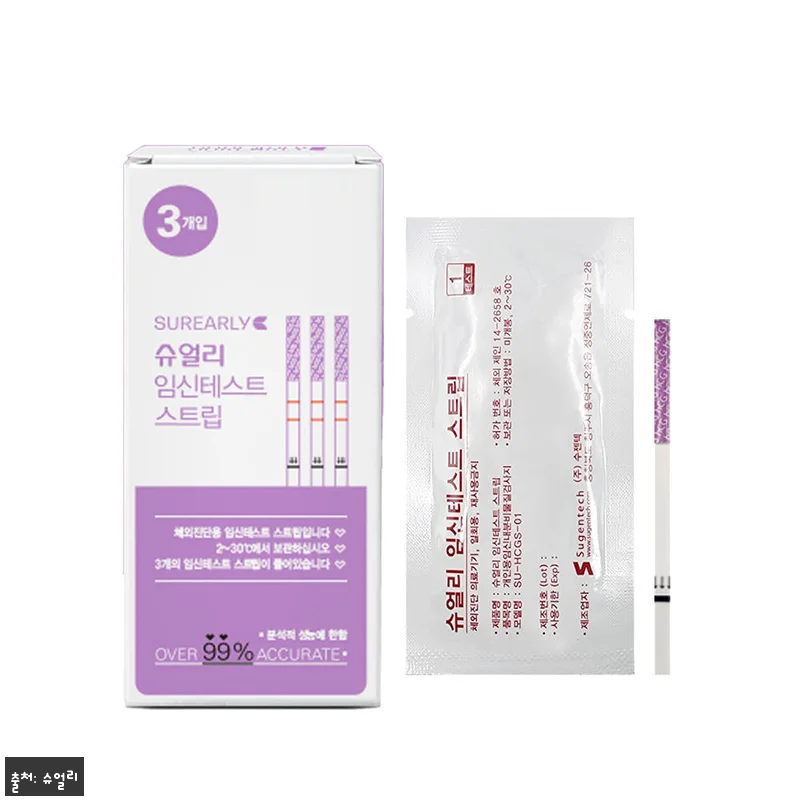 슈얼리 임신테스트기 스트립 9회분,  관련 이미지 1