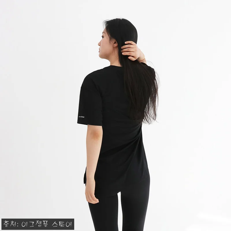 1+1 이그잼플 실키 여성 쿨티 무지 운동 헬스티셔츠, 여름 운동복으로 눈여겨볼 이슈템 13 1+1 이그잼플 실키 여성 쿨티 무지 관련 이미지 3