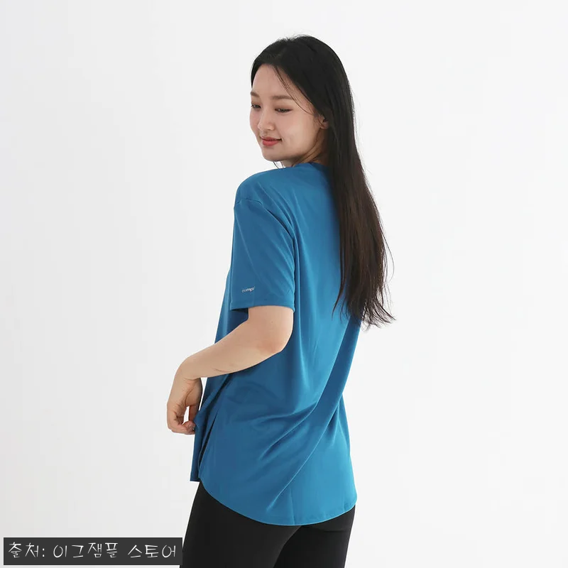 1+1 이그잼플 실키 여성 쿨티 무지 운동 헬스티셔츠, 여름 운동복으로 눈여겨볼 이슈템 14 1+1 이그잼플 실키 여성 쿨티 무지 관련 이미지 4