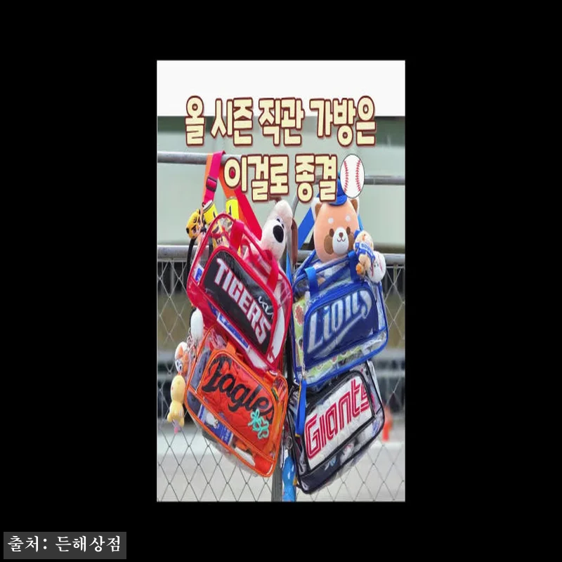야구직관가방 야구장 직관 가방 투명 유니폼 덕질 보스턴백 크로스백 응원 베이직, 구매 전 가격·옵션 꼼꼼 후기 22 야구직관가방 야구장 직관 가방 투명 관련 이미지 10