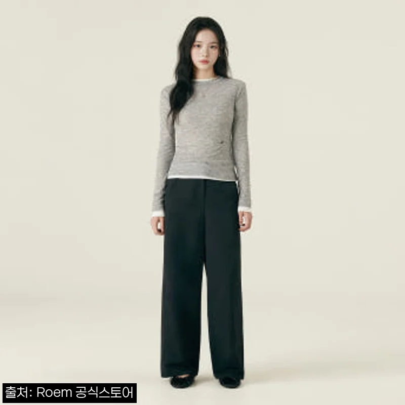 Home 46 로엠 코튼 와이드 팬츠 RMTWF49RT2, 2만원대 특가로 눈여겨볼 데일리 팬츠