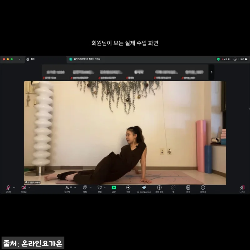온라인요가온 YOGAON 데일리요가 VIP 수강권, 3개월 루틴 만들기 좋은 실시간 온라인 요가 12 온라인요가온 YOGAON 데일리요가 관련 이미지 1