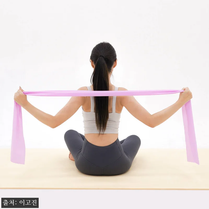 이고진 더쎈 스트레칭밴드 베이비핑크  관련 이미지 1