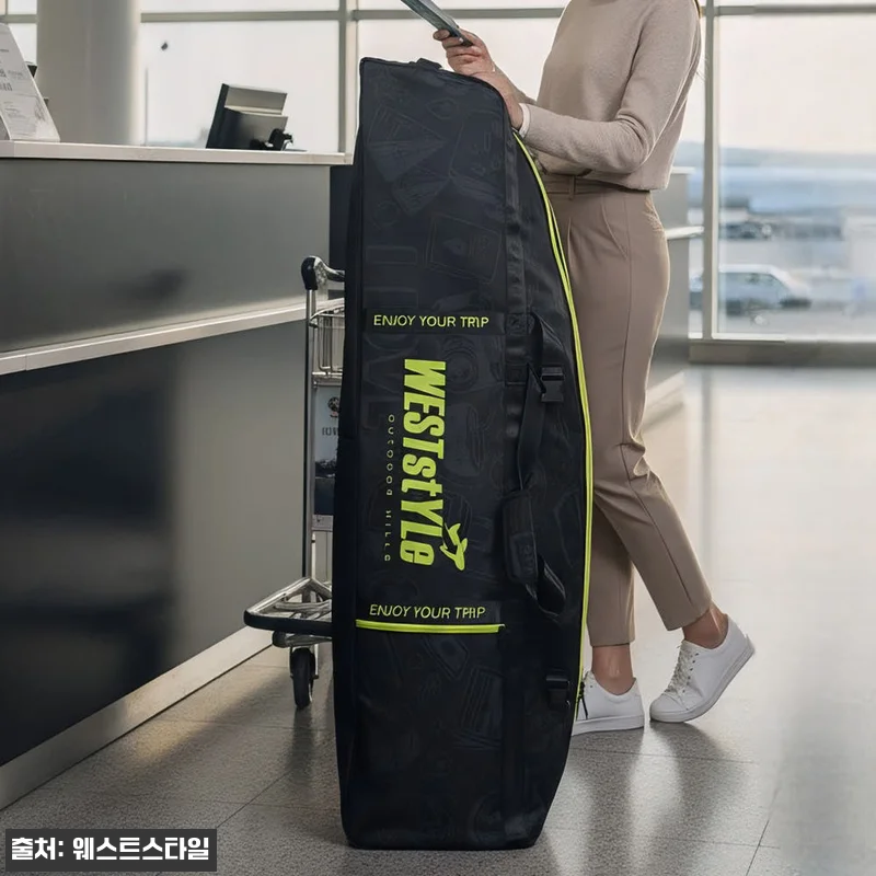 웨스트스타일 GLIDE PRO 골프백 항공커버, 골프 여행 준비할 때 눈여겨본 2륜 바퀴 이슈템 12 웨스트스타일 GLIDE PRO 골프백 관련 이미지 1