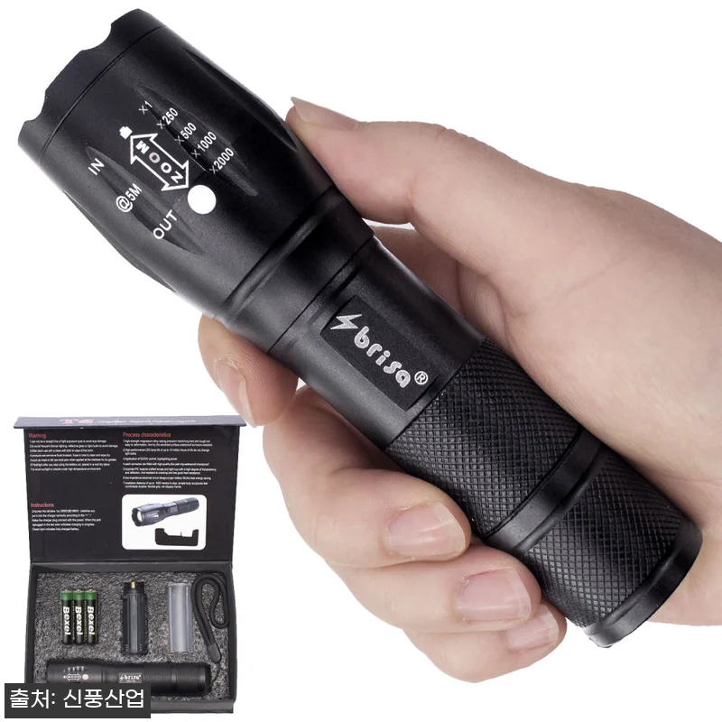 브리사 LED 손전등 SPLT6, 9,800원 무료배송이라 눈여겨본 휴대용 후레쉬 10 브리사 LED 손전등 SPLT6, 9 관련 이미지 1