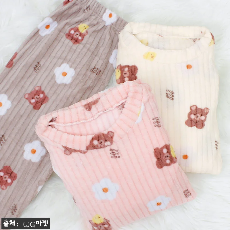 귀여운 홈웨어 극세사 내복 캐릭터 수면 잠옷 핑크, 9,400원 할인 중인 이슈템 7 귀여운 홈웨어 극세사 내복 캐릭터 수 관련 이미지 1