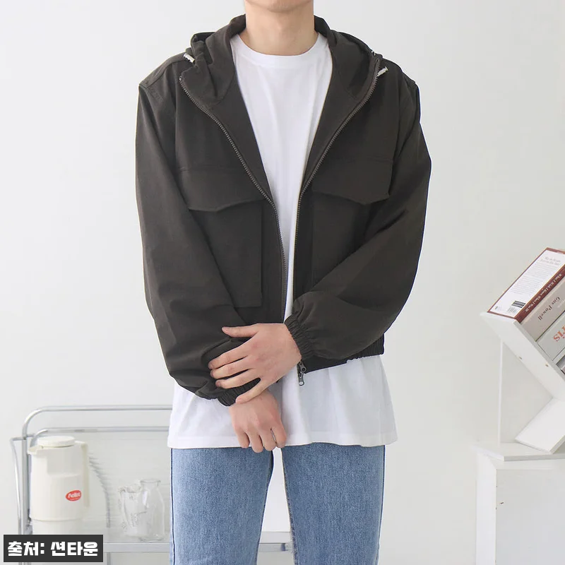 남자자켓 커플후드집업 트러커 숏자켓, 간절기 데일리룩으로 눈여겨볼 이슈템 5 남자자켓 커플후드집업 트러커 숏자켓, 관련 이미지 1