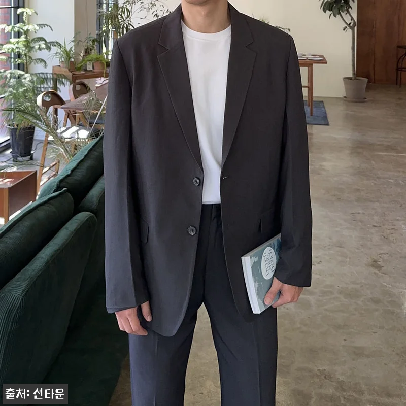 남자블레이저 남성마이 오버핏 링클프리 관련 이미지 1