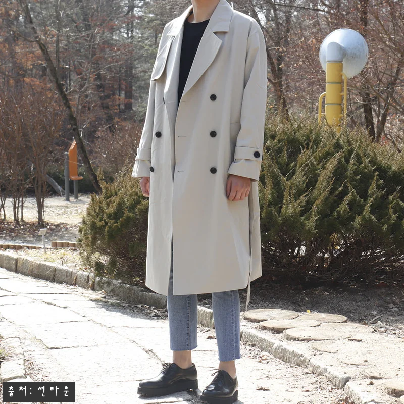 남자코트 오버핏 로브 정장 남자트렌치코트, 간절기 데일리 아우터로 체크한 이유 6 남자코트 오버핏 로브 정장 남자트렌치 관련 이미지 1