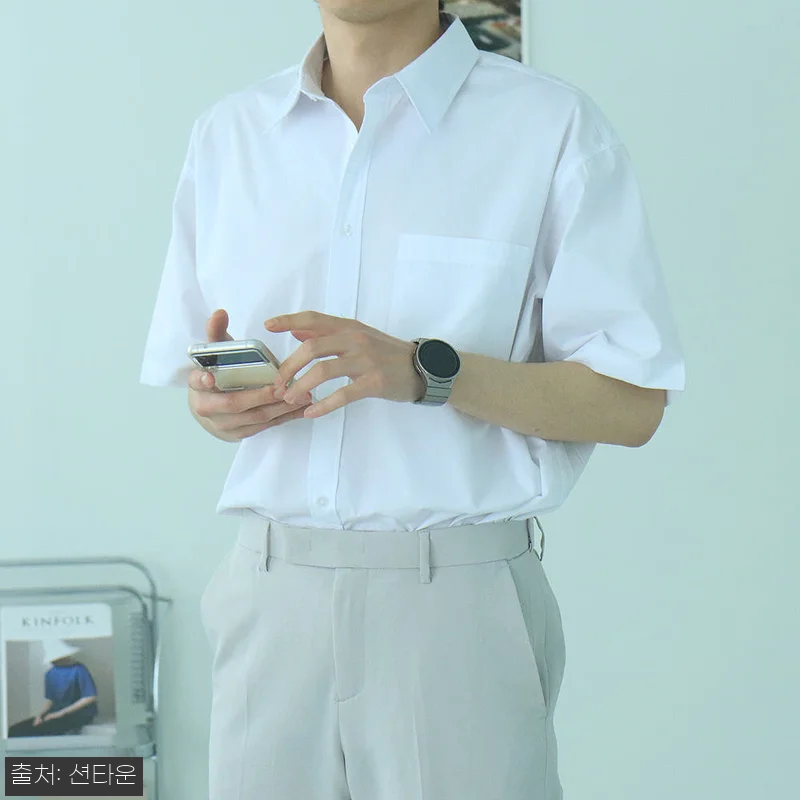 남자반팔셔츠 여름 오버핏 린넨남방 남자셔츠, 여름 데일리룩으로 눈여겨볼 이슈템 7 남자반팔셔츠 여름 오버핏 린넨남방 남 관련 이미지 1