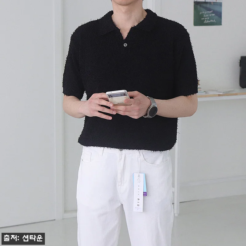 남자반팔티 헨리넥 카라 구김없는 머슬핏반팔, 여름 데일리룩에 포인트 되는 42,000원 이슈템 7 남자반팔티 헨리넥 카라 구김없는 머슬 관련 이미지 1