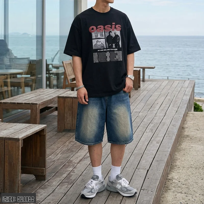고밀도 오버핏 oasis 반팔티셔츠 D092, 여름 그래픽 티셔츠로 눈여겨볼 이유 12 고밀도 오버핏 oasis 반팔티셔츠 관련 이미지 1