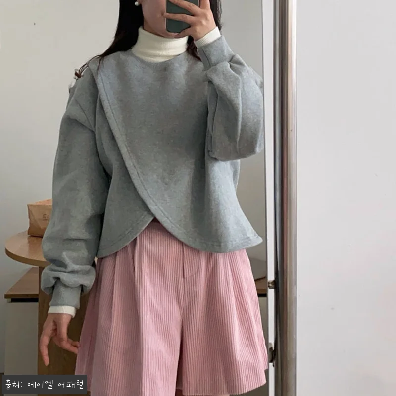여성 무지 양기모 맨투맨 벌룬 기모 크롭맨투맨, 겨울 데일리룩으로 눈여겨본 할인 정보 후기 8 여성 무지 양기모 맨투맨 벌룬 기모 관련 이미지 2