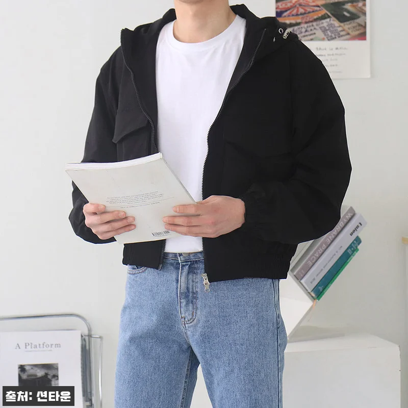 남자자켓 커플후드집업 트러커 숏자켓, 간절기 데일리룩으로 눈여겨볼 이슈템 6 남자자켓 커플후드집업 트러커 숏자켓, 관련 이미지 2