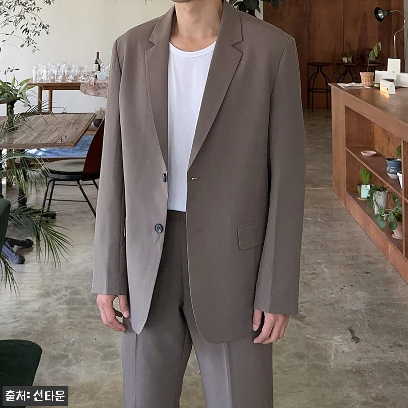 남자블레이저 남성마이 오버핏 링클프리 관련 이미지 2