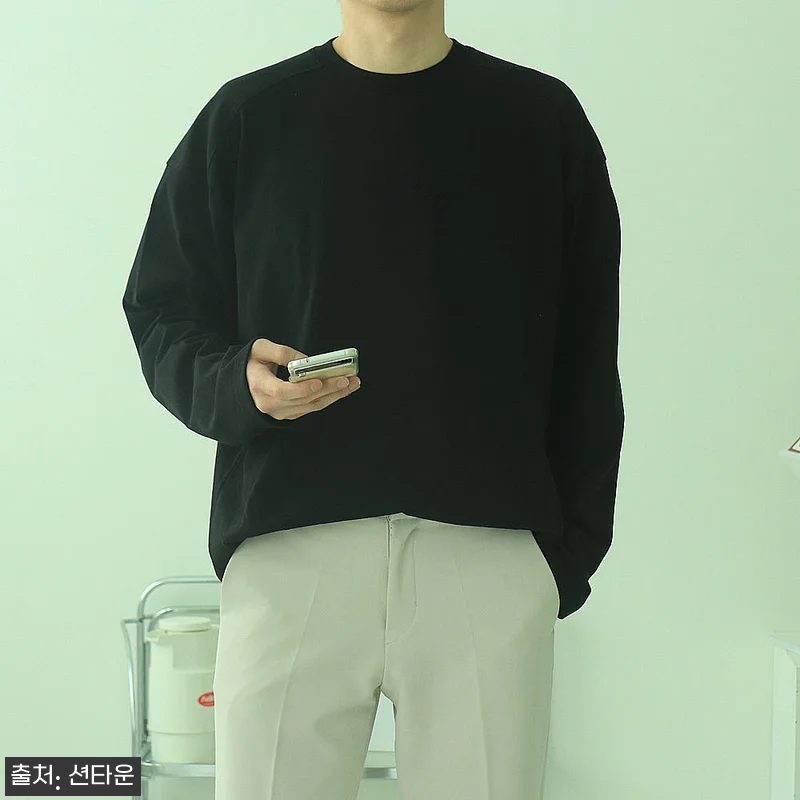 남자긴팔티 레이어드 이너 티셔츠 쭉티, 10컬러 데일리 오버핏으로 눈여겨본 이유 13 남자긴팔티 레이어드 이너 티셔츠 쭉티 관련 이미지 2