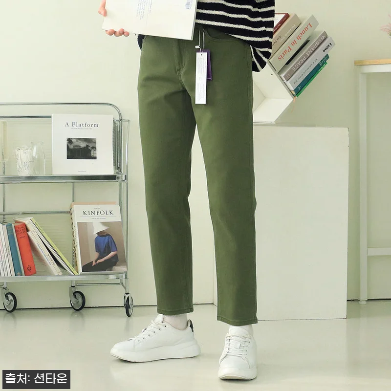남자바지 허벅돼 스판 치노팬츠 남자면 관련 이미지 2