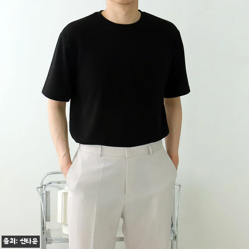 남자반팔티 빅사이즈 이너 머슬핏 반팔 관련 이미지 2