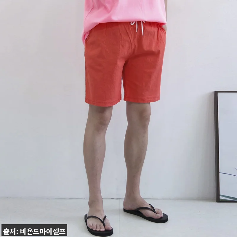 4XL까지 빅사이즈 남자 워셔블 스판 린넨 밴딩 반바지, 여름 코디용으로 가격부터 눈에 들어온 이슈템 14 4XL까지 빅사이즈 남자 워셔블 스판 관련 이미지 2