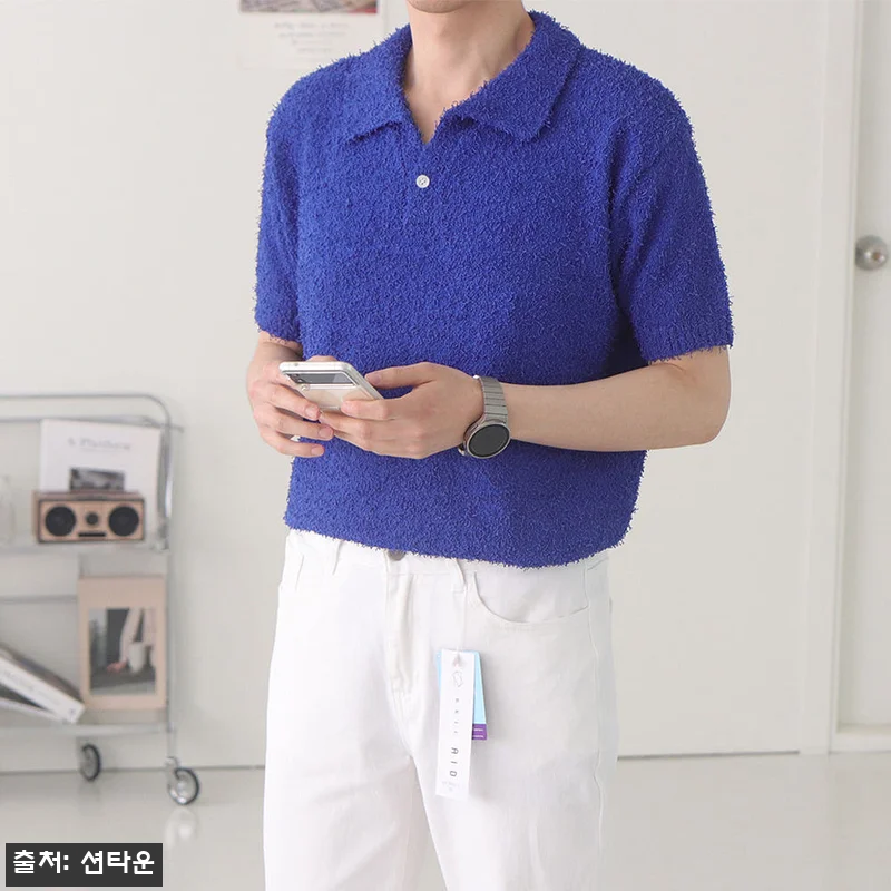 남자반팔티 헨리넥 카라 구김없는 머슬핏반팔, 여름 데일리룩에 포인트 되는 42,000원 이슈템 8 남자반팔티 헨리넥 카라 구김없는 머슬 관련 이미지 2