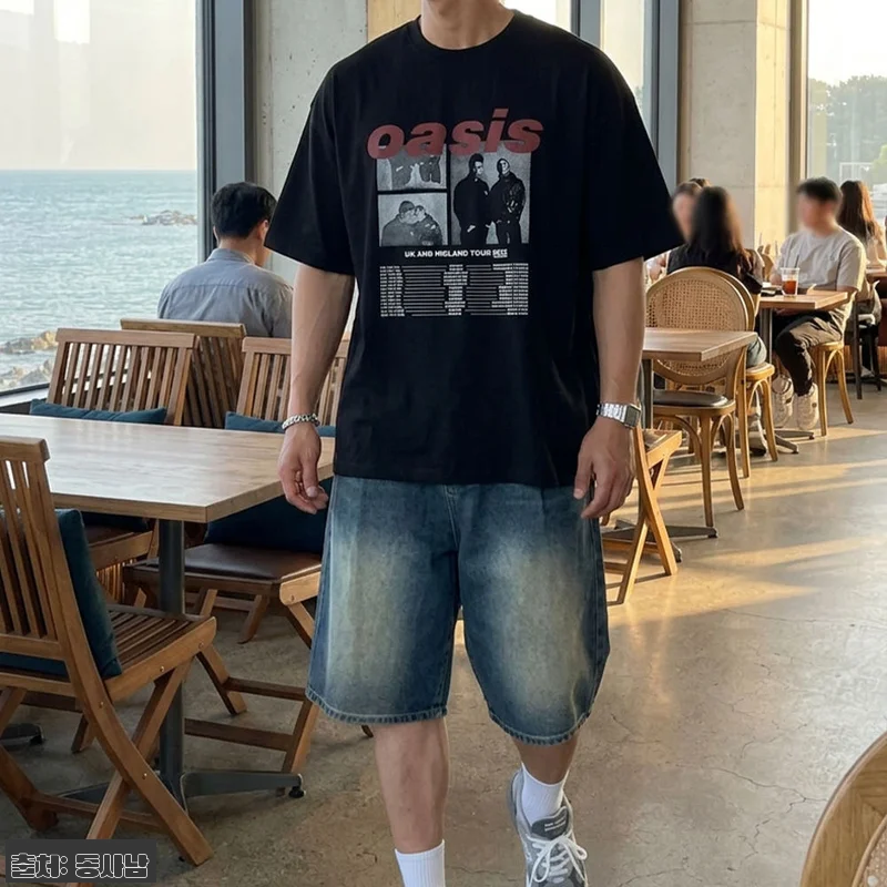 고밀도 오버핏 oasis 반팔티셔츠 D092, 여름 그래픽 티셔츠로 눈여겨볼 이유 13 고밀도 오버핏 oasis 반팔티셔츠 관련 이미지 2