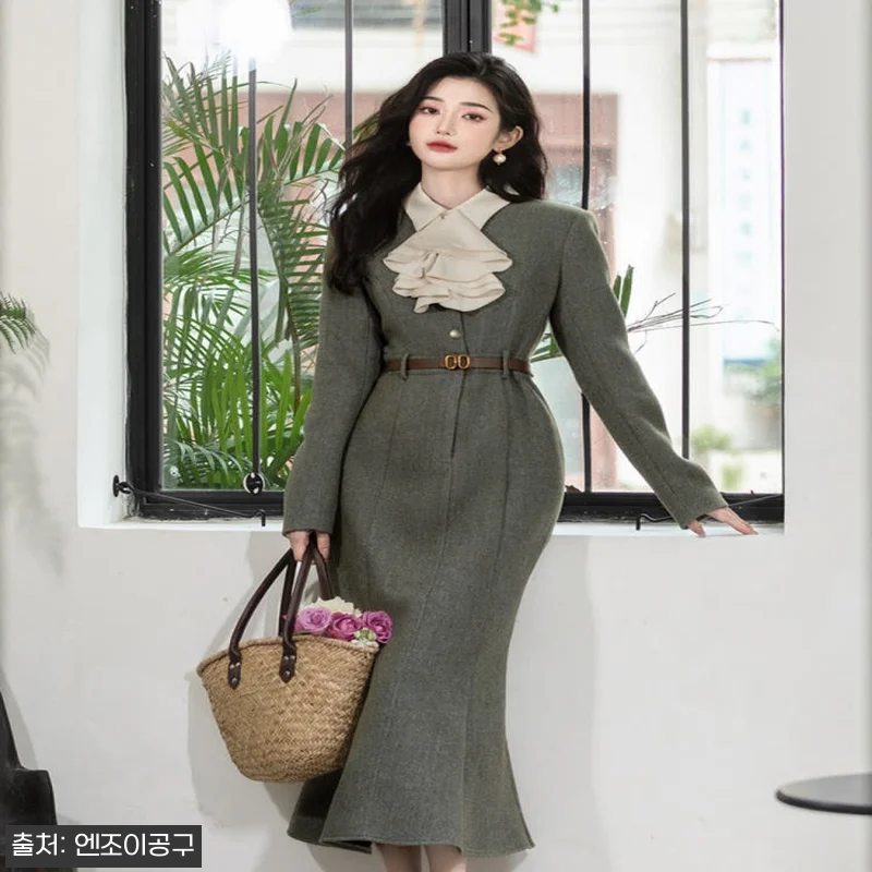 우아한 겨울 원피스, 8만원대 30% 할인 중인 하객룩 후보 체크 10 우아한 겨울 원피스, 8만원대 30% 관련 이미지 3