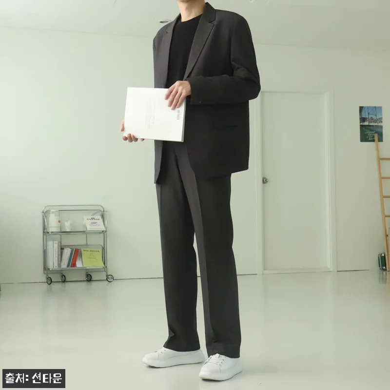 남자블레이저 남성마이 오버핏 링클프리 관련 이미지 3