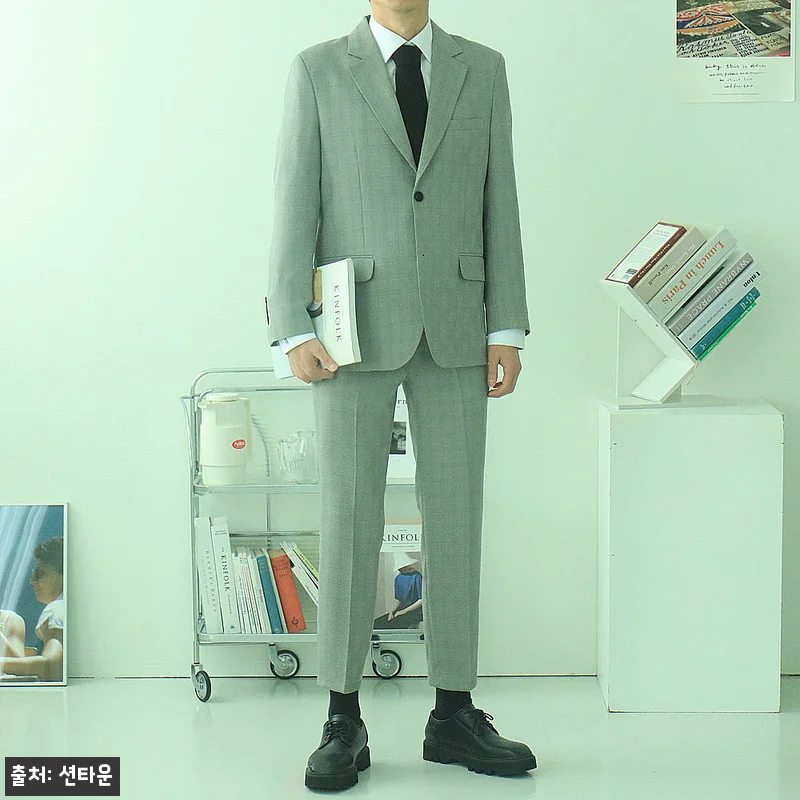 남자블레이저 빅사이즈 정장 체크자켓, 간절기 하객룩으로 눈여겨볼 이슈템 8 남자블레이저 빅사이즈 정장 체크자켓, 관련 이미지 3